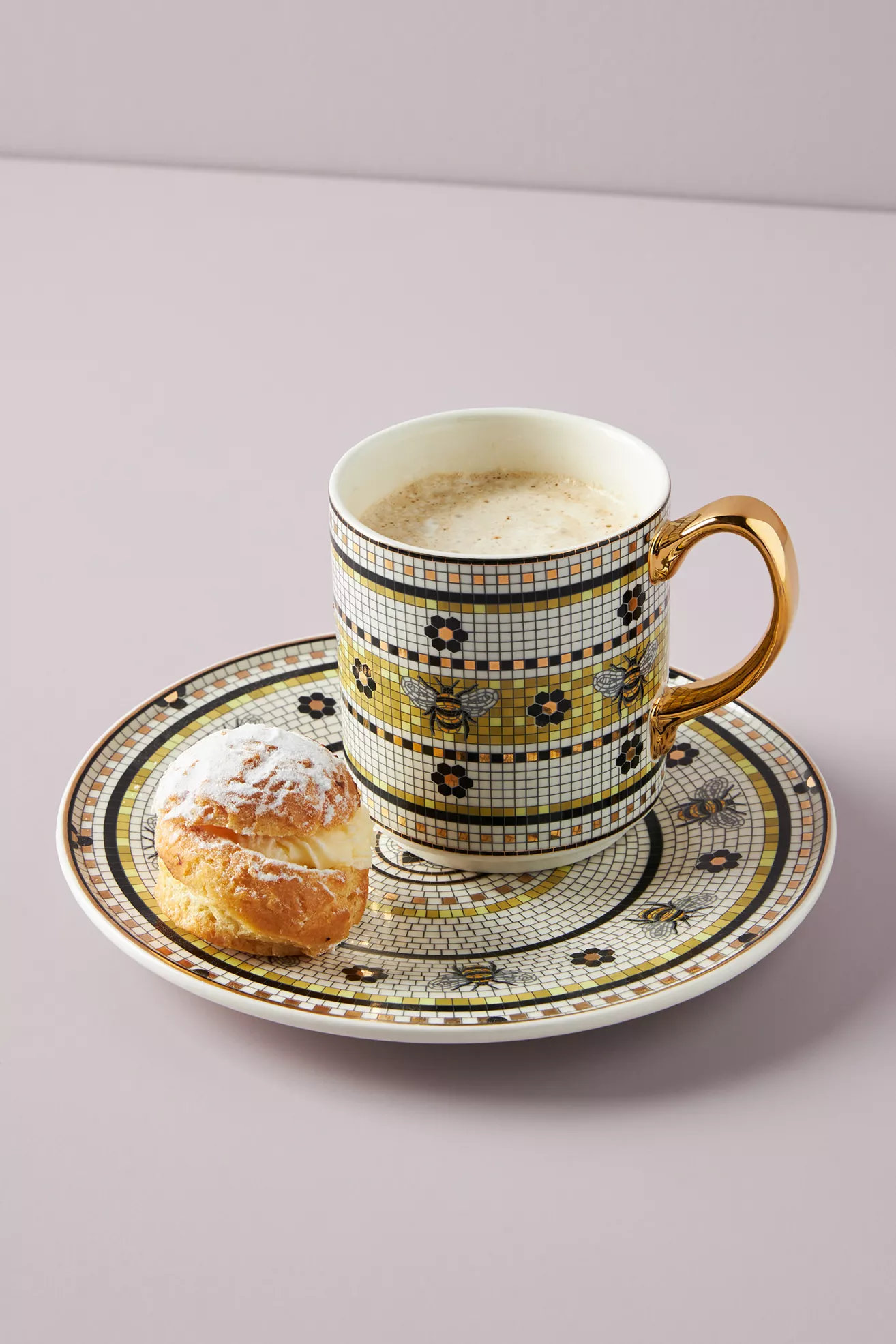 Bistro Tile Stoneware Dessert Plate: Garden Edition - thumbnail 3