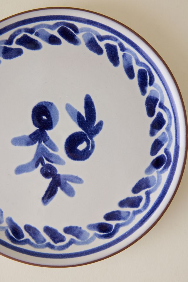 The Mediterranean Dish Glazed Terracotta Mezze Plate #1