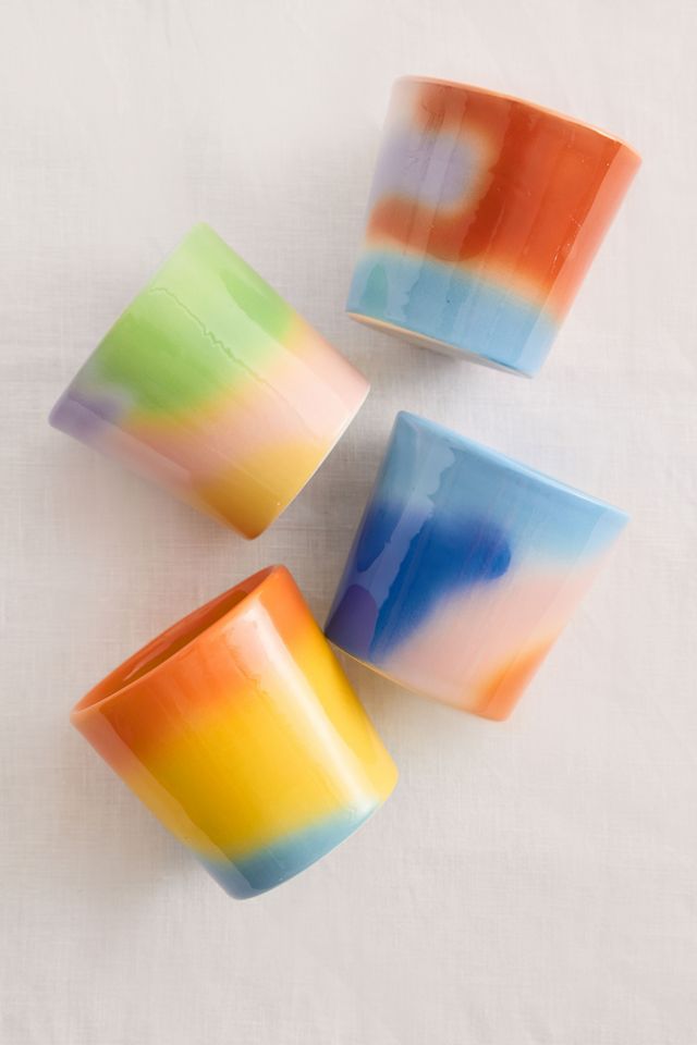 Tazas de Cerámica Hue de &Klevering, Juego de 4 #2