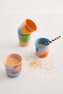 &Klevering Hue Ceramic Mugs, Set of 4