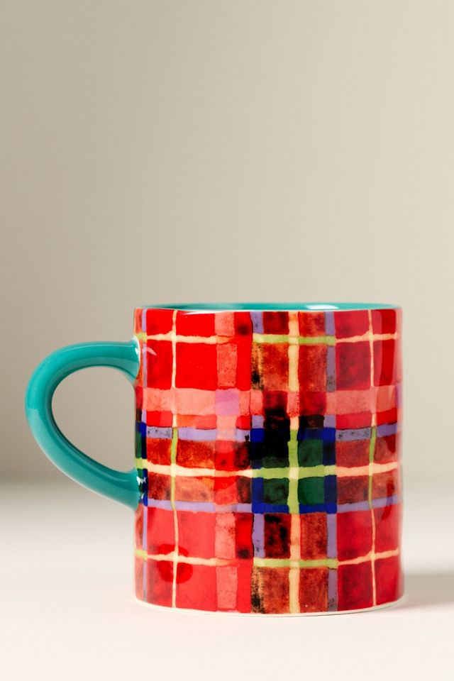 Tartan Stoneware Mug #1