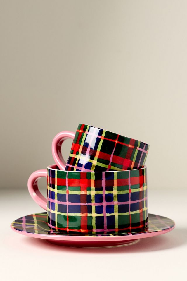 Tartan Stoneware Mug #1
