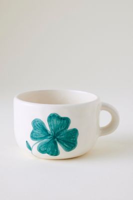 Anna + Nina Shamrock Cappuccino Mug