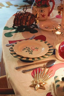 Plato de Desayuno Mistletoe de Anna + Nina