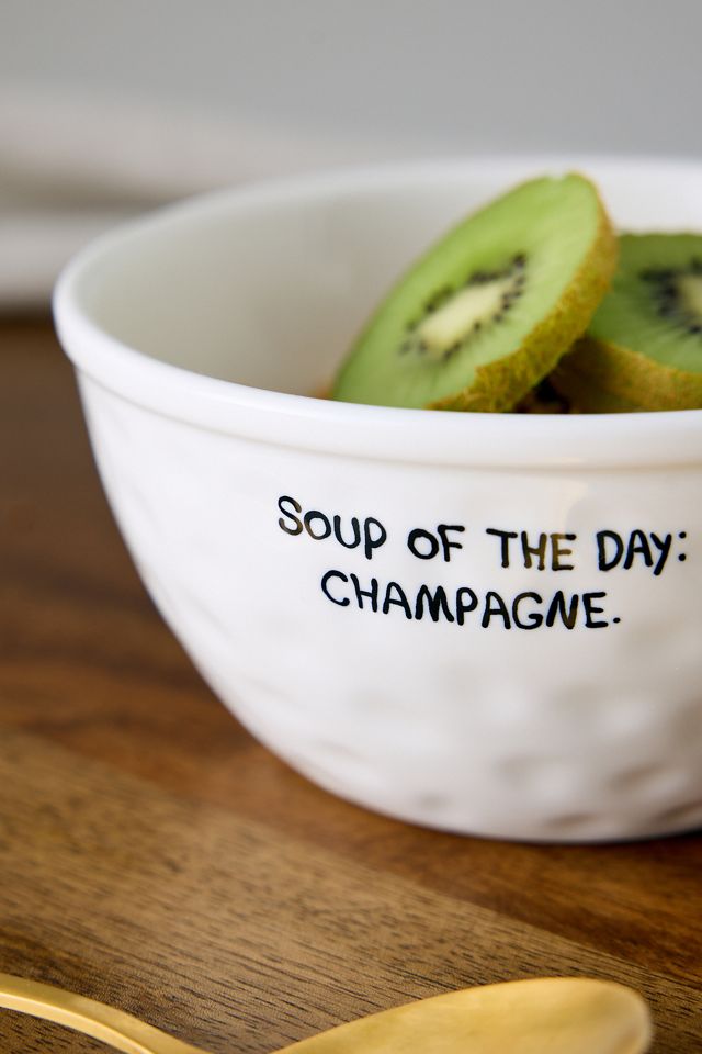 Anna + Nina Soup of the Day: Champagne Bowl #1