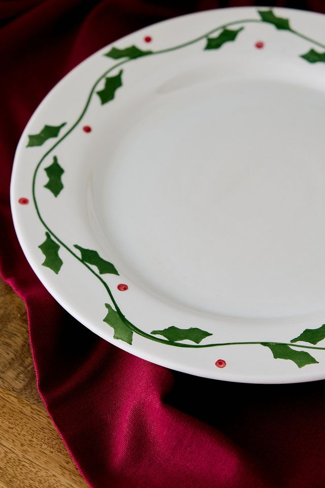 Anna + Nina Holly Dinner Plate #1