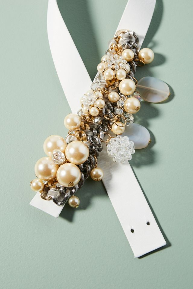 Deborah Drattell Rhinestone Belt VANESSA Silver – deborah drattell main image 2