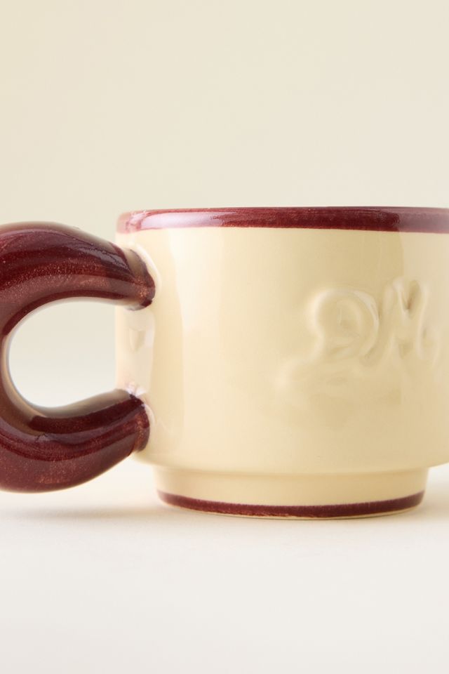 Damson Madder Handpainted Chubby Mug