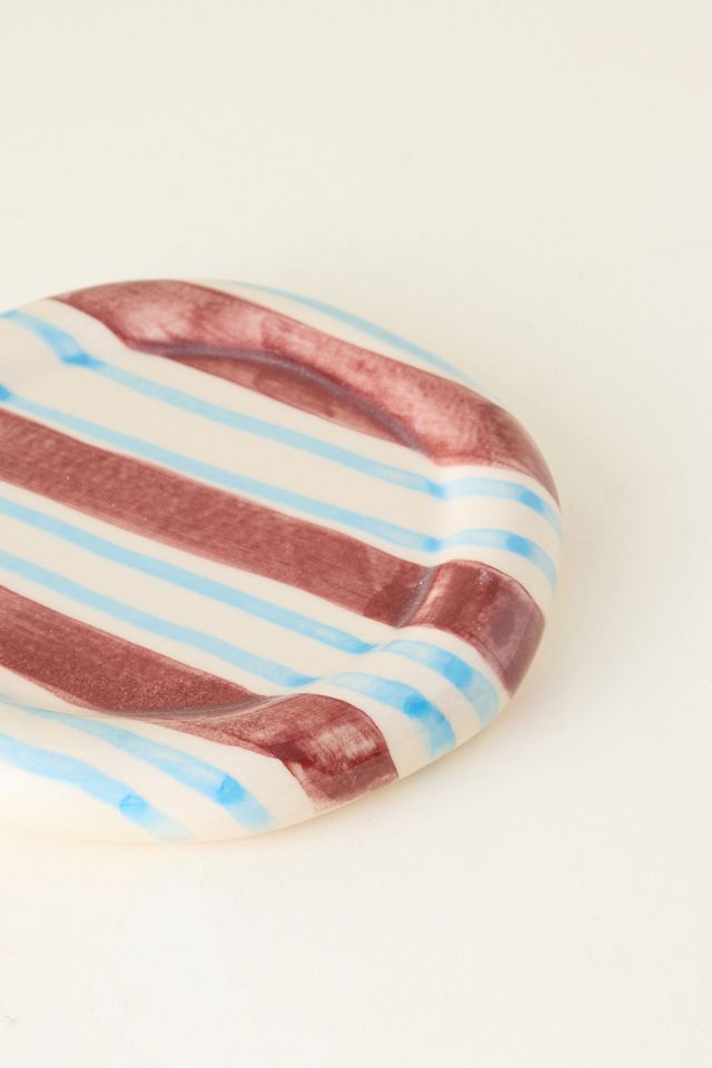 Piattino Grassoccio Dipinto a Mano Damson Madder #1