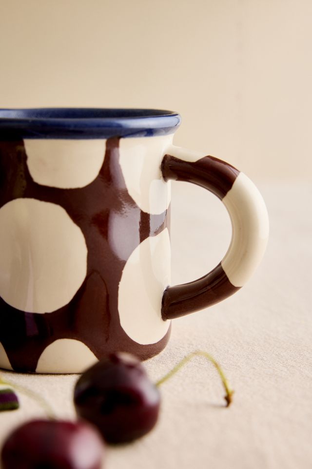 Taza de Camping de Cerámica Grande Damson Madder #1