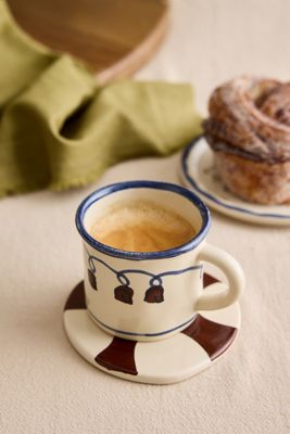 Damson Madder Swirl Espresso Cup