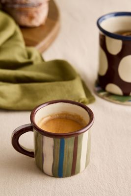 Damson Madder Streifen-Espressotasse