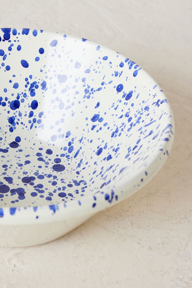 Hot Pottery Salatschale mit Farbspritzern #1