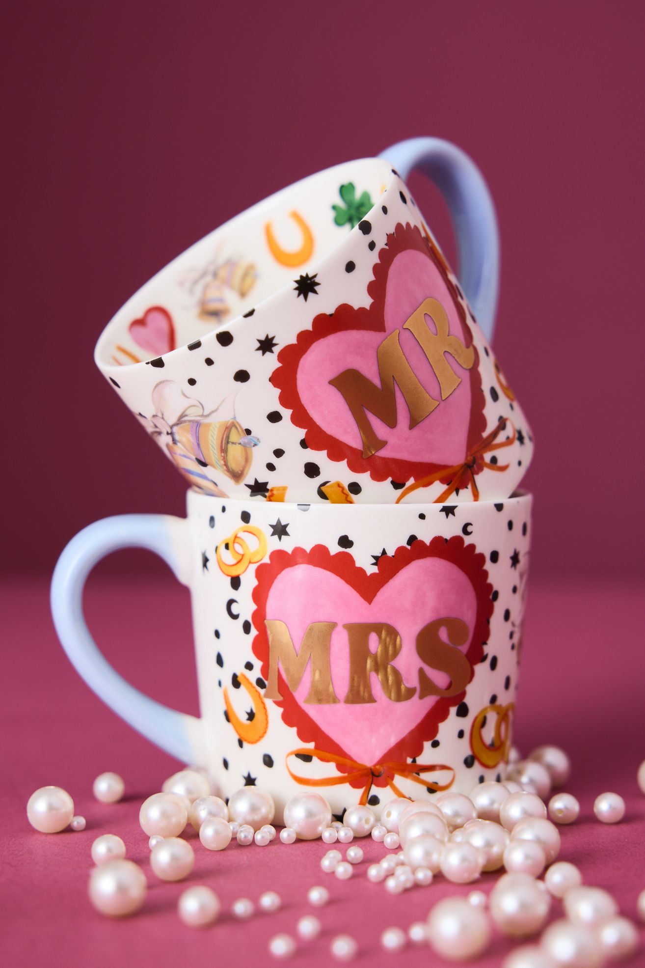 Eleanor Bowmer Anniversary China Mug - MRS, One Size