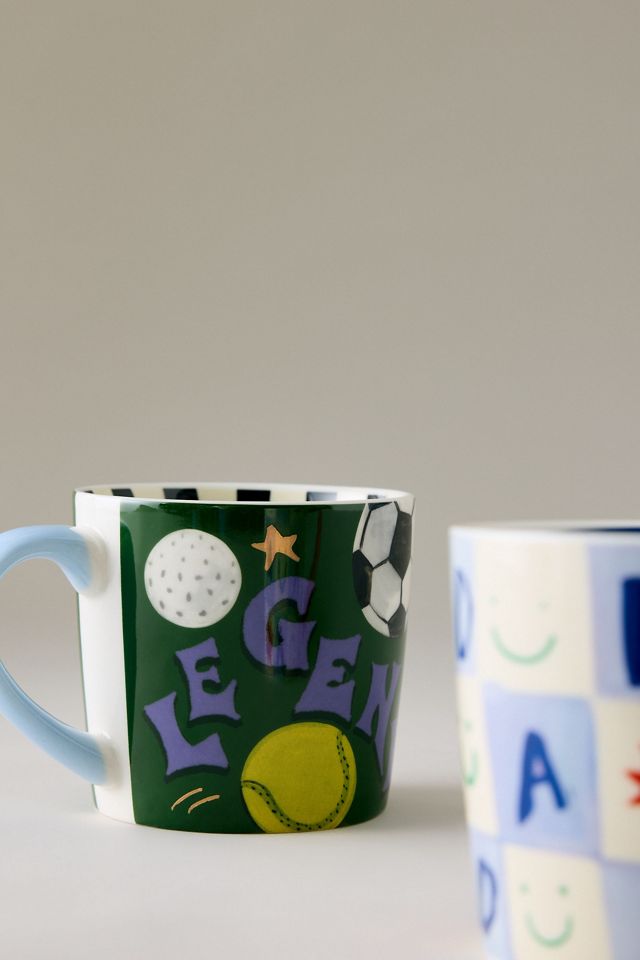 Eleanor Bowmer 
Tasse en porcelaine Légende du sport #1