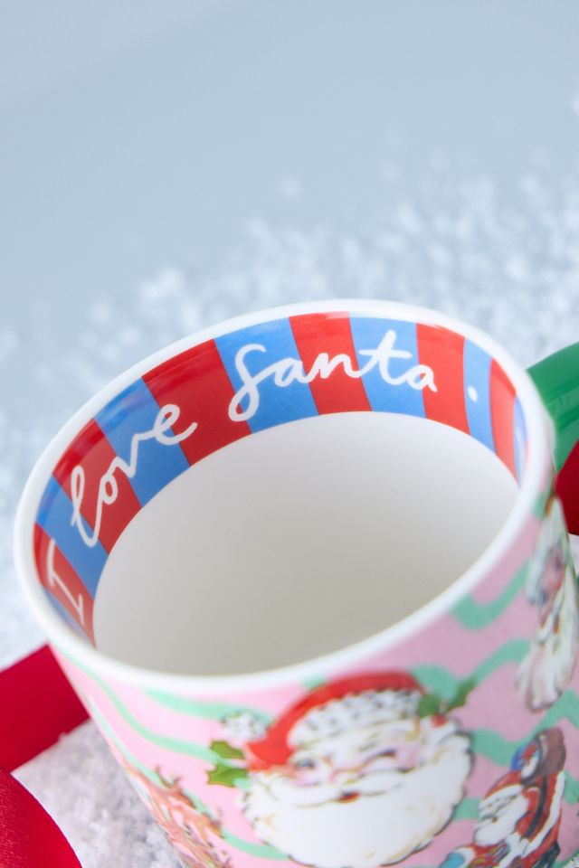 Eleanor Bowmer Ich Liebe Dich Weihnachtsmann Tasse #1
