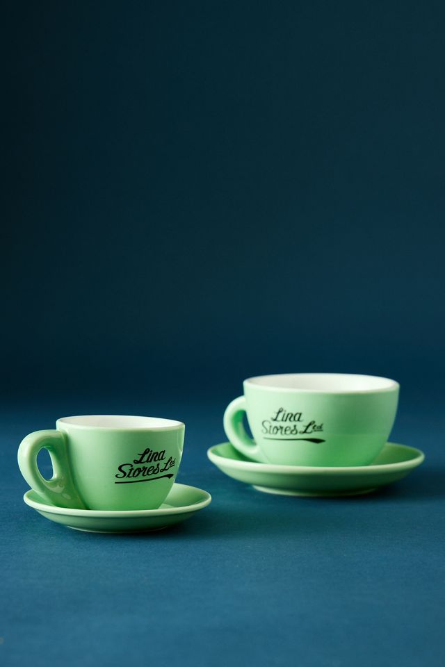 Taza y Platillo para Cappuccino Lina Stores #2