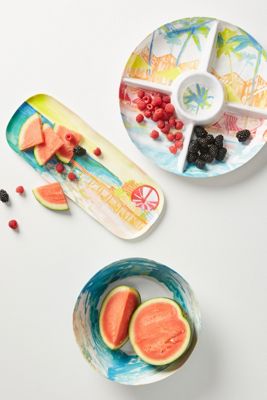 Sunscene Melamine Serving Bowl