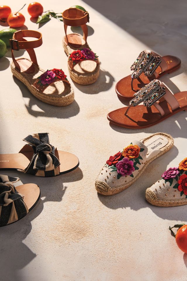 Soludos x Anthropologie Bahia Floral Espadrilles