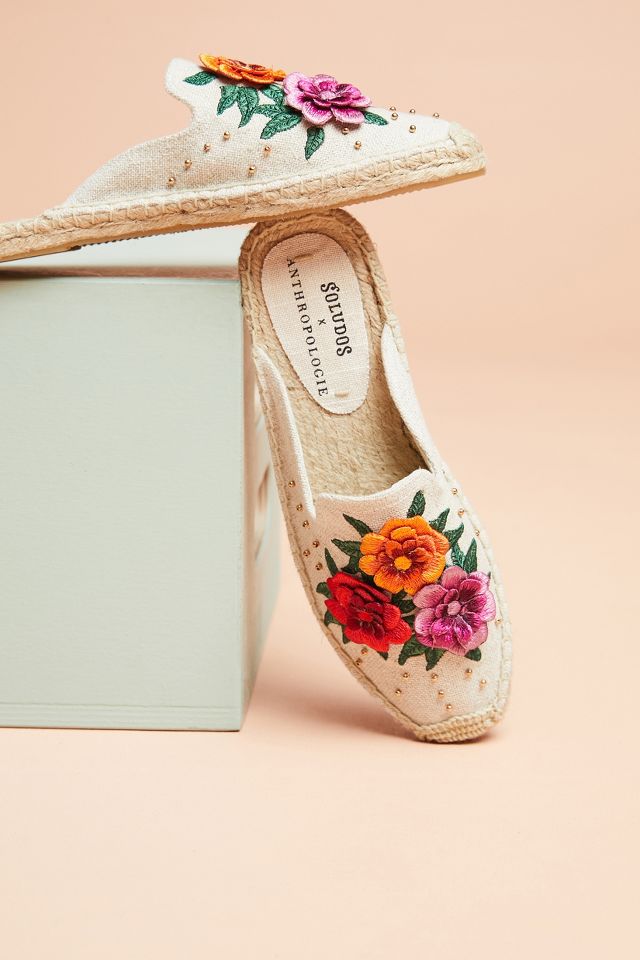 Soludos x Anthropologie Bahia Floral Espadrilles