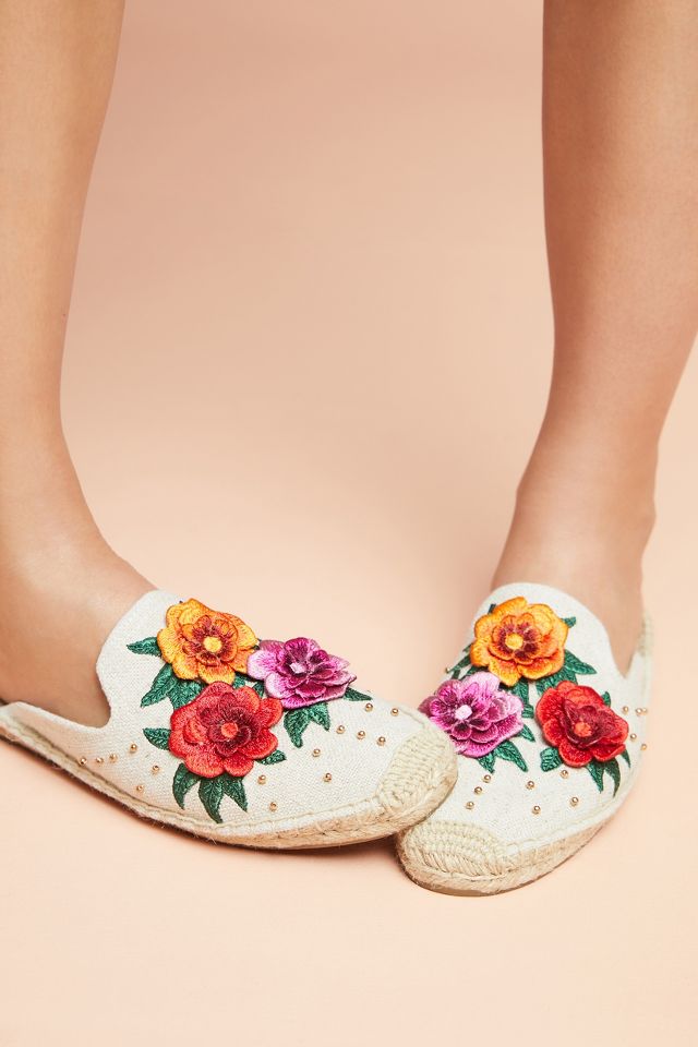 Soludos x Anthropologie Bahia Floral Espadrilles