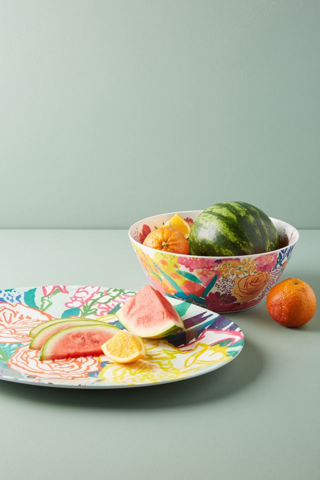 Paint + Petals Melamine Platter #2