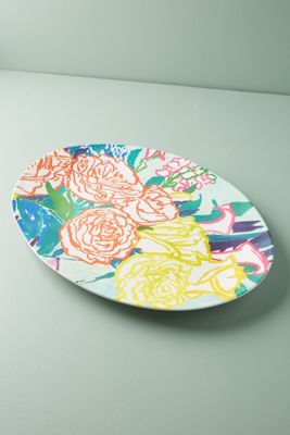 Paint + Petals Melamine Platter