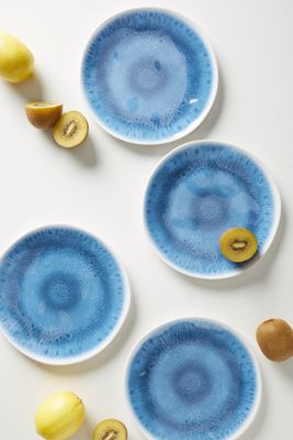 Charleston Melamine Side Plates, Set of 4