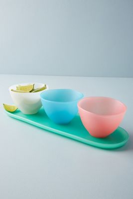 Croatian Sunrise Serving Bowls, Set of 3