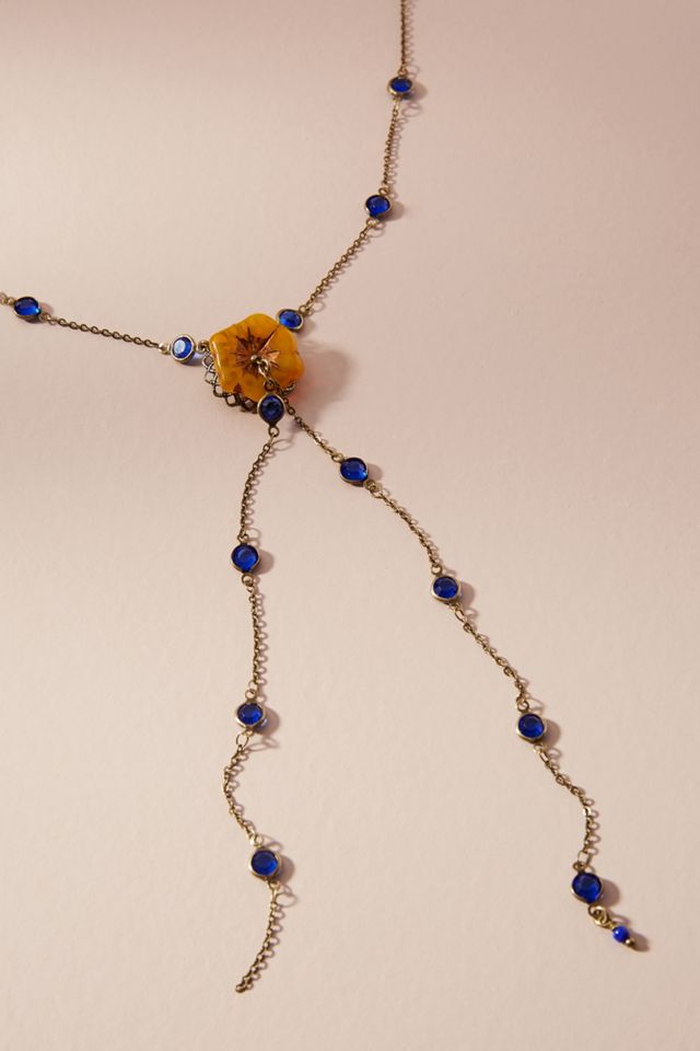 Floral Dot Necklace #1
