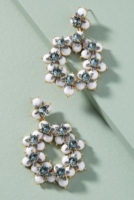 Floral Wreath Drop Earrings | Anthropologie