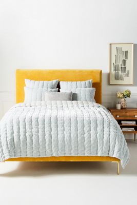 Ellery Burnout Velvet Quilt