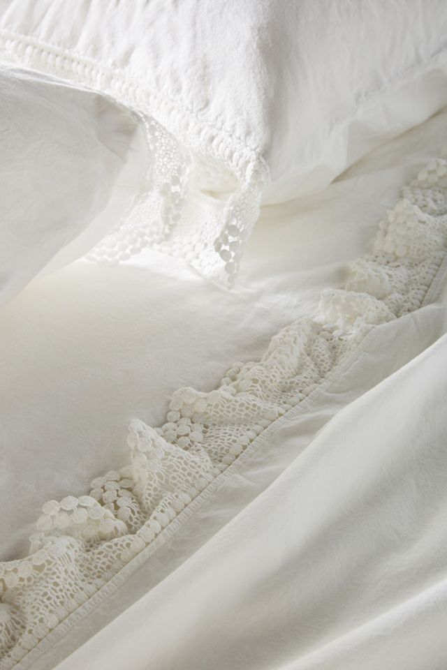 Embellished Chevron Percale Sheet Set #1