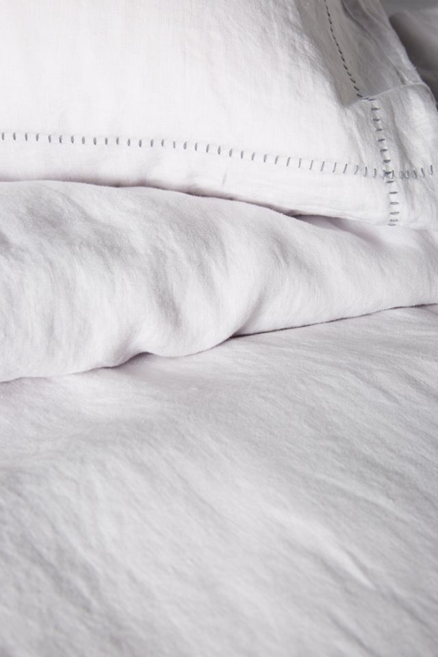 Stitched Linen Duvet Cover #1