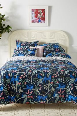 Emily Isabella Midnight Jasmine Duvet Cover