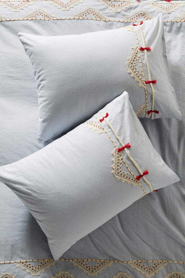 Vineet Bahl Embroidered Romula Shams, Set of 2