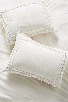 Joey Washed Percale Shams, Set of 2