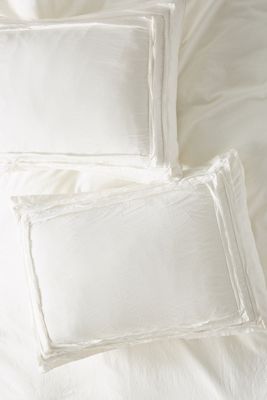 Joey Washed Percale Shams, Set of 2
