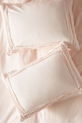 Joey Washed Percale Shams, Set of 2
