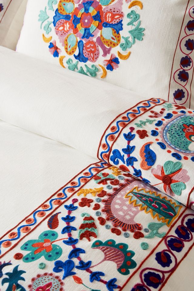 Embroidered Aricota Duvet Cover #1