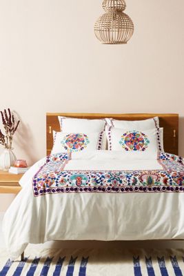 Embroidered Aricota Duvet Cover