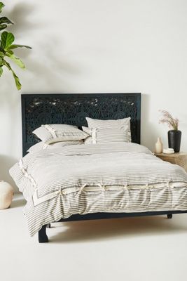 Woven Carter Stripe Duvet Cover