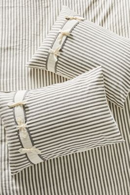 Woven Carter Stripe Shams, Set of 2