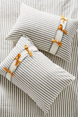 Woven Carter Stripe Shams, Set of 2