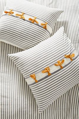Woven Carter Stripe Euro Sham