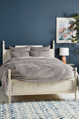 Kantha-Stitched Velvet Quilt