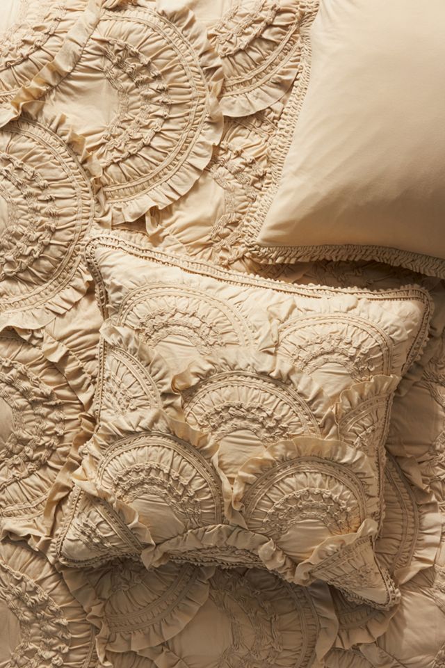 Rivulets Euro Sham | AnthroLiving