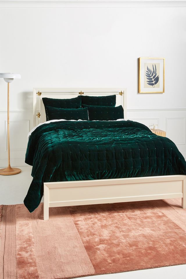 Anthropologie velvet outlet bedding KING