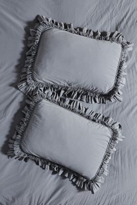 Washed Percale Adina Shams, Set of 2