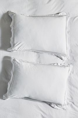 Organic Spa Sateen Standard Shams, Set of 2